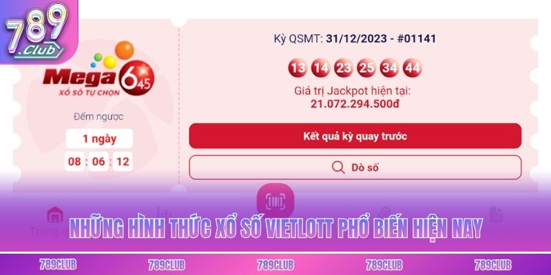 Những hình thức xổ số Vietlott phổ biến hiện nay