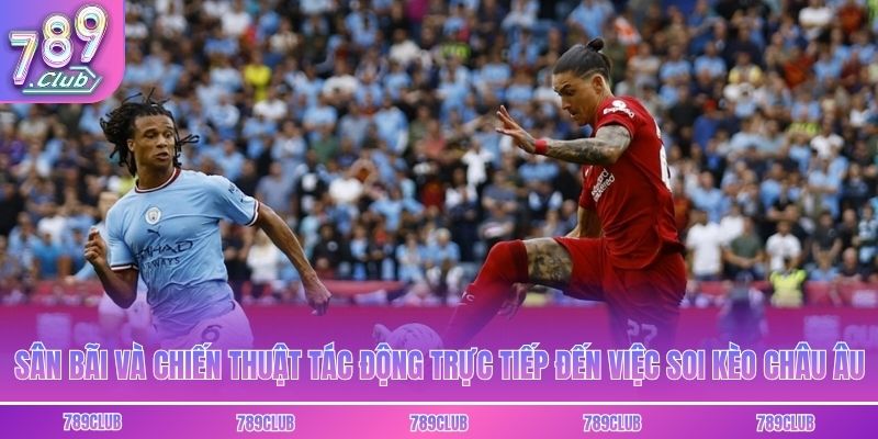 Sân bãi và chiến thuật tác động trực tiếp đến việc soi kèo châu Âu